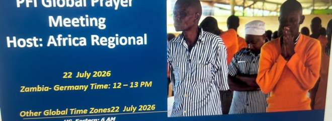 UPCOMING PFI GLOBAL PRAYER MEETING